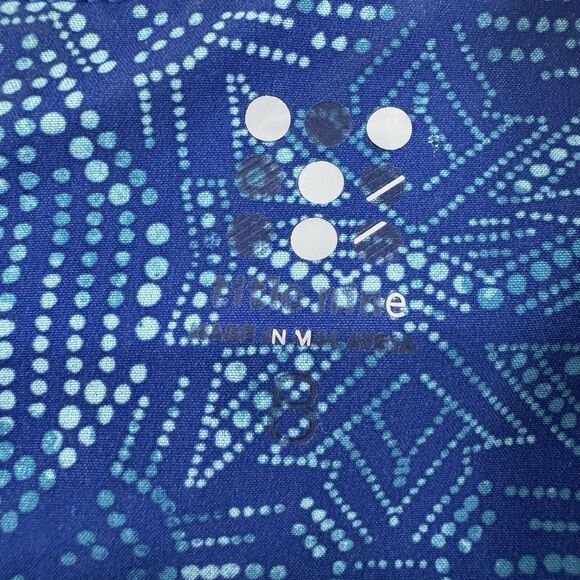 Tittle Nine Dress Womens 8 Blue Square Neck Build-In Bra Padded Zip Active - Picture 2 of 13